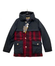 WOOLRICH（ウールリッチ）の古着「STAG WOOL PARKA」｜ブラック×レッド