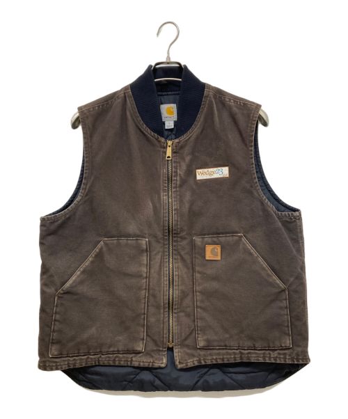 CarHartt（カーハート）CarHartt (カーハート) ダックベスト ブラウン サイズ:Lの古着・服飾アイテム