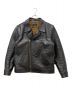 Bilt Buck（ビルトバック）の古着「Horsehide Double Flats Jacket”Lot.379”」｜ブラック