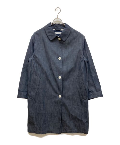 MACKINTOSH（マッキントッシュ）MACKINTOSH (マッキントッシュ) デニムステンカラーコート インディゴ サイズ:44の古着・服飾アイテム