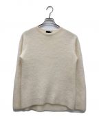 ATONエイトン）の古着「FUR CASHMERE CREWNECK SWEATER」｜ホワイト