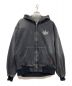 9090（9090）の古着「King Logo Vintage Denim Hoodie」｜ブラック