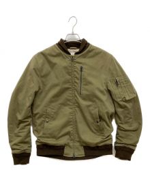 GB sport（ゴールデンベアスポーツ）の古着「Cotton/Nylon Shawl Collar Jacket」｜グリーン