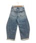 Whim Gazette (ウィムガゼット) ラインカーブDENIM ブルー サイズ:38：9000円