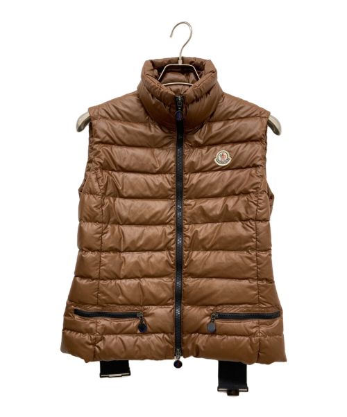 MONCLER（モンクレール）MONCLER (モンクレール) GAELLE ダウンベスト ブラウン サイズ:2の古着・服飾アイテム