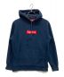 SUPREME（シュプリーム）の古着「BOXロゴパーカー」｜ネイビー