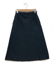 AURALEE (オーラリー) FINX MOLESKIN SKIRT ブラック