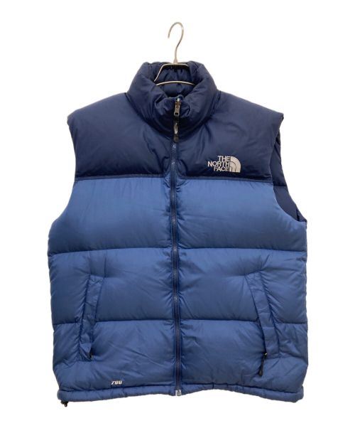 THE NORTH FACE（ザ ノース フェイス）THE NORTH FACE (ザ ノース フェイス) ヌプシダウンベスト ネイビー サイズ:Lの古着・服飾アイテム