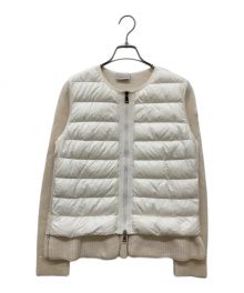 MONCLER（モンクレール）の古着「MAGLIONE TRICOT CARDIGAN」｜ホワイト