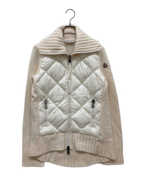 MONCLER（モンクレール）MONCLER (モンクレール) CARDIGAN TRICOT ベージュ サイズ:Mの古着・服飾アイテム