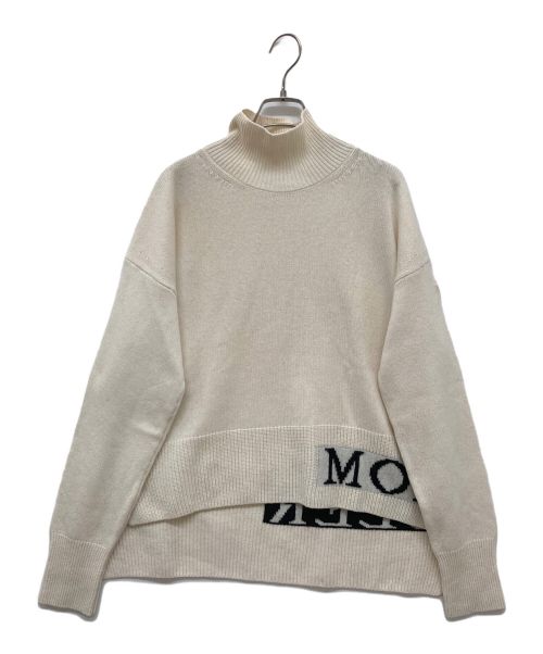 MONCLER（モンクレール）MONCLER (モンクレール) LUPETTO TRICOT ホワイト サイズ:Mの古着・服飾アイテム