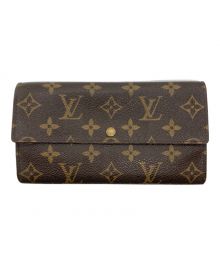 LOUIS VUITTON（ルイ ヴィトン）の古着「長財布」｜ブラウン