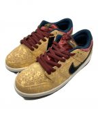 NIKE SBナイキエスビー）の古着「Dunk Low Pro City of Cinema/ダンクロウ/Celestial Gold and Dark Team Red」｜ブラウン