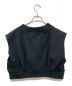 JANE SMITH (ジェーンスミス) COTTON RECYCLE POLYESTER V NECK VEST ブラック サイズ:36：10000円