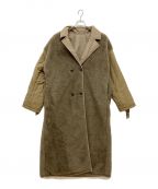 CLANEクラネ）の古着「REVERSIBLE MILITARY LONG COAT/リバーシブルミリタリーロングコート/17101-0061」｜ブラウン