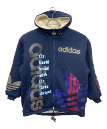 adidas（アディダス）の古着「ジップパーカー/AA-6140/ デサント製/80-90s」｜ネイビー