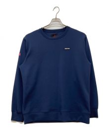 BRIEFING（ブリーフィング）の古着「MENS 3D LOGO CREW NECK/メンズ3Dロゴクルーネック」｜ネイビー