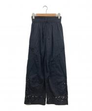 anuke (アンヌーク) Cutwork Lace Pants/カットワークレースパンツ/レースパンツ/62410703 ブラック サイズ:38