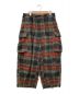 Needles（ニードルズ）の古着「H.D. Pant - BDU/ Wool Shaggy Plaid/ウールシャギーチェック 6PK ヒザデルパンツ/NS116」｜グリーン×レッド