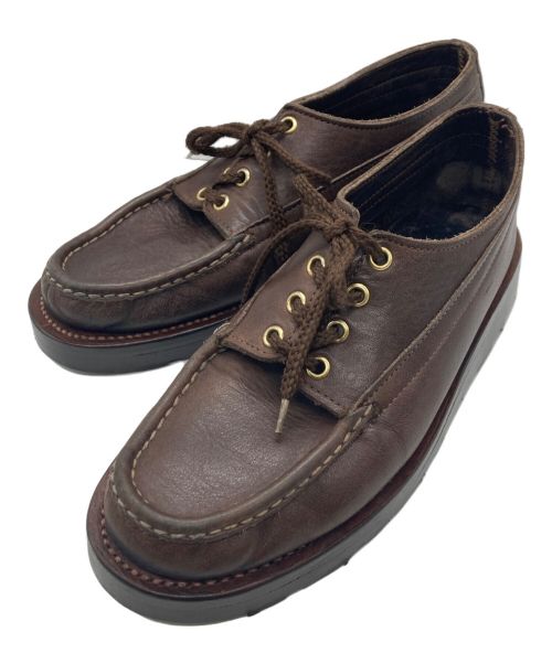 RUSSELL MOCCASIN（ラッセルモカシン）RUSSELL MOCCASIN (ラッセルモカシン) クロムエクセル フィッシングオックスフォード シューズ ブラウン サイズ:7　1/2の古着・服飾アイテム