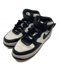 NIKE (ナイキ) stussy (ステューシー) Air Force 1 Mid "Black and Light Bone" ブラック ×ライトボーン サイズ:US9.5