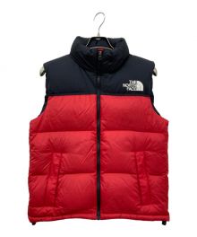 THE NORTH FACE（ザ ノース フェイス）の古着「NUPTSE VEST/ヌプシベスト/ダウンベスト/ND91633」｜レッド×ブラック