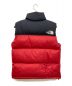 THE NORTH FACE (ザ ノース フェイス) NUPTSE VEST/ヌプシベスト/ダウンベスト/ND91633 レッド×ブラック サイズ:M：12000円