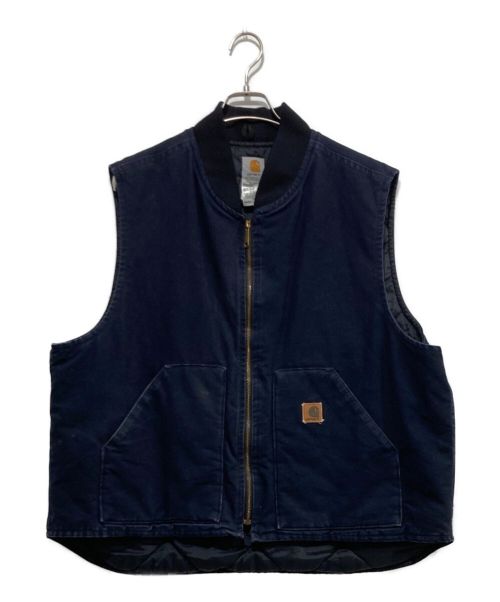 CarHartt（カーハート）CarHartt (カーハート) Duck Arctic Quilt Lined ネイビー サイズ:2XLの古着・服飾アイテム