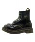 Dr.Martens (ドクターマーチン) THE CLASH (ザクラッシュ) コラボ8ホールブーツ ブラック サイズ:UK4：17000円