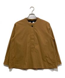 MHL（エムエイチエル）の古着「BRUSHED COTTON PLAINWEAVE シャツ」｜ブラウン