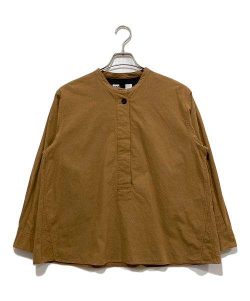 MHL（エムエイチエル）MHL (エムエイチエル) BRUSHED COTTON PLAINWEAVE シャツ ブラウン サイズ:1の古着・服飾アイテム