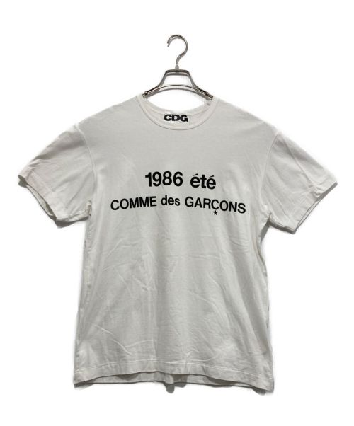 CDG（シーディージー）CDG (シーディージー) Tシャツ ホワイト サイズ:XLの古着・服飾アイテム