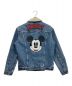 LEVI'S (リーバイス) MICKEY MOUSE (ミッキーマウス) デニムジャケット インディゴ サイズ:M：4800円