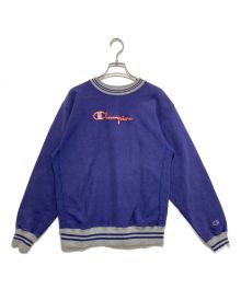 Champion REVERSE WEAVE（チャンピオン リバース ウィーブ）の古着「ヴィンテージロゴスウェット」｜ブルー