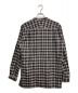 DAIRIKU (ダイリク) リボンタイチェックシャツ / Ribbon Tie Check Shirt ブラック×グレー サイズ:L：20000円