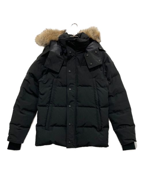 CANADA GOOSE（カナダグース）CANADA GOOSE (カナダグース) WYNDHAM PARKA BLACK/ コヨーテファーダウンコート ブラック サイズ:Sの古着・服飾アイテム