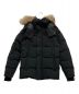 CANADA GOOSE（カナダグース）の古着「WYNDHAM PARKA BLACK/ コヨーテファーダウンコート」｜ブラック