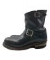 RED WING (レッドウィング) ショートエンジニアブーツ ブラック サイズ:US 8 1/2：14800円