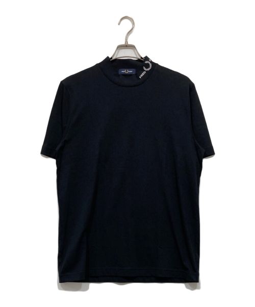 FRED PERRY（フレッドペリー）FRED PERRY (フレッドペリー) Branded Collar T-Shirt ブラック サイズ:Lの古着・服飾アイテム