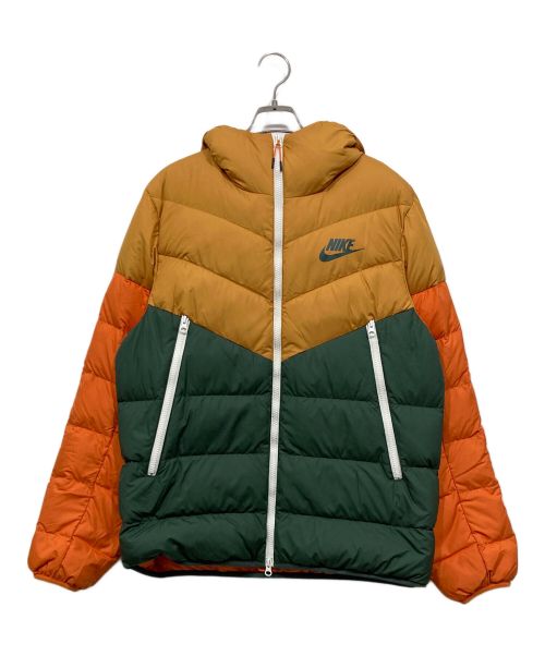 NIKE（ナイキ）NIKE (ナイキ) WIND RUNNER FILL DOWN HOODIE JACKET イエロー サイズ:Lの古着・服飾アイテム