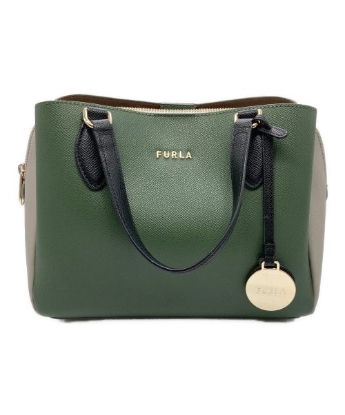 FURLA（フルラ）FURLA (フルラ) 2WAYバッグ グリーンの古着・服飾アイテム