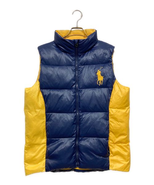 POLO RALPH LAUREN（ポロ・ラルフローレン）POLO RALPH LAUREN (ポロ・ラルフローレン) ダウンベスト ネイビー サイズ:SIZE XLの古着・服飾アイテム