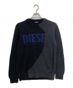 DIESELディーゼル）の古着「ロゴニット」｜ブラック