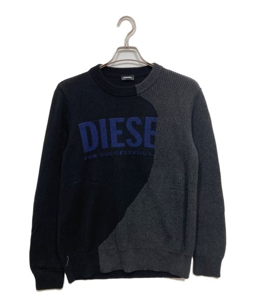 DIESEL（ディーゼル）DIESEL (ディーゼル) ロゴニット ブラック サイズ:Sの古着・服飾アイテム