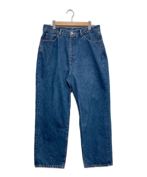 STEVEN ALAN（スティーブンアラン）STEVEN ALAN (スティーブンアラン) 13.5oz DENIM 5P BAGGY TAPERED PANTS インディゴ サイズ:Lの古着・服飾アイテム