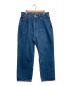 STEVEN ALAN（スティーブンアラン）の古着「13.5oz DENIM 5P BAGGY TAPERED PANTS」｜インディゴ