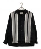 WACKO MARIAワコマリア）の古着「2トーン 50's シャツ / TWO-TONE 50'S SHIRT」｜ブラック