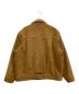 HOUSTON (ヒューストン) COW SUEDE TRACK JACKET/ カウスウェードトラックジャケット ブラウン サイズ:42R：16000円