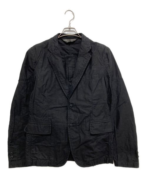 COMME des GARCONS HOMME PLUS（コムデギャルソンオムプリュス）COMME des GARCONS HOMME PLUS (コムデギャルソンオムプリュス) ベストドッキングテーラードジャケット ブラック サイズ:Sの古着・服飾アイテム