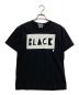 BLACK COMME des GARCONS（ブラック コムデギャルソン）の古着「BLACKプリントTシャツ」｜ブラック